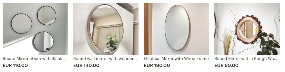 Round mirrors for sale
