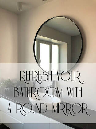 round mirror bathroom cabinet