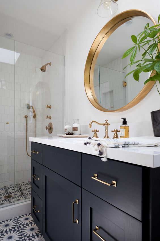 Your Bathroom With A Round Mirror, Bathroom Round Mirror Ideas