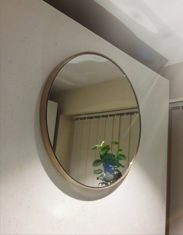 22 inch round mirror