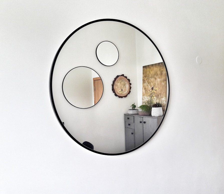 Round mirror 100cm